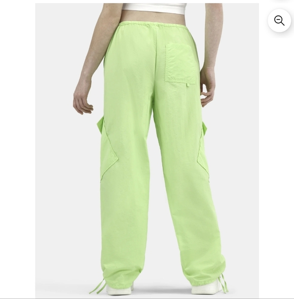 No Boundaries Nylon Cargo Utility Streetwear Beachwear Pants Green XXS (00) - Picture 2 of 9